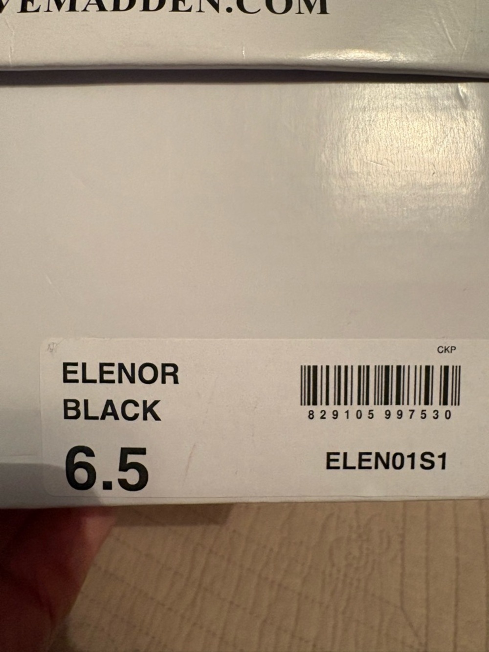 Steve Madden, Elenor Black Shoes - Size 6.5